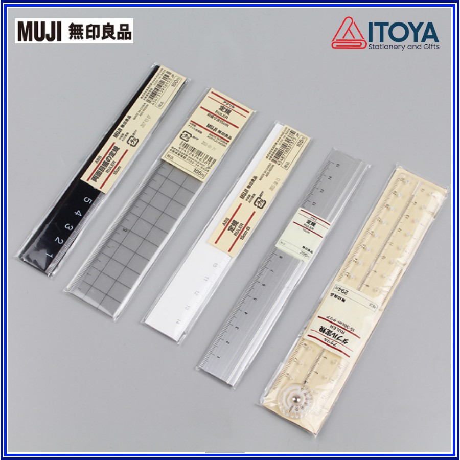 Thước kẻ Muji, dài 15cm