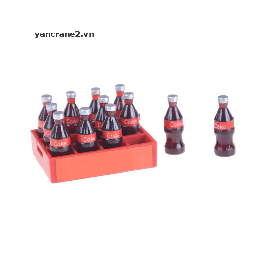 Set 13 Món Đồ Chơi Khay Đựng Nước Ngọt Mini Cho Nhà Búp Bê 1: 12