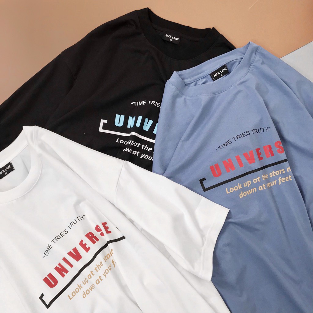 Áo phông Overisze Universe, JACKLANE, Áo cộc tay Unisex Jack Lane | BigBuy360 - bigbuy360.vn