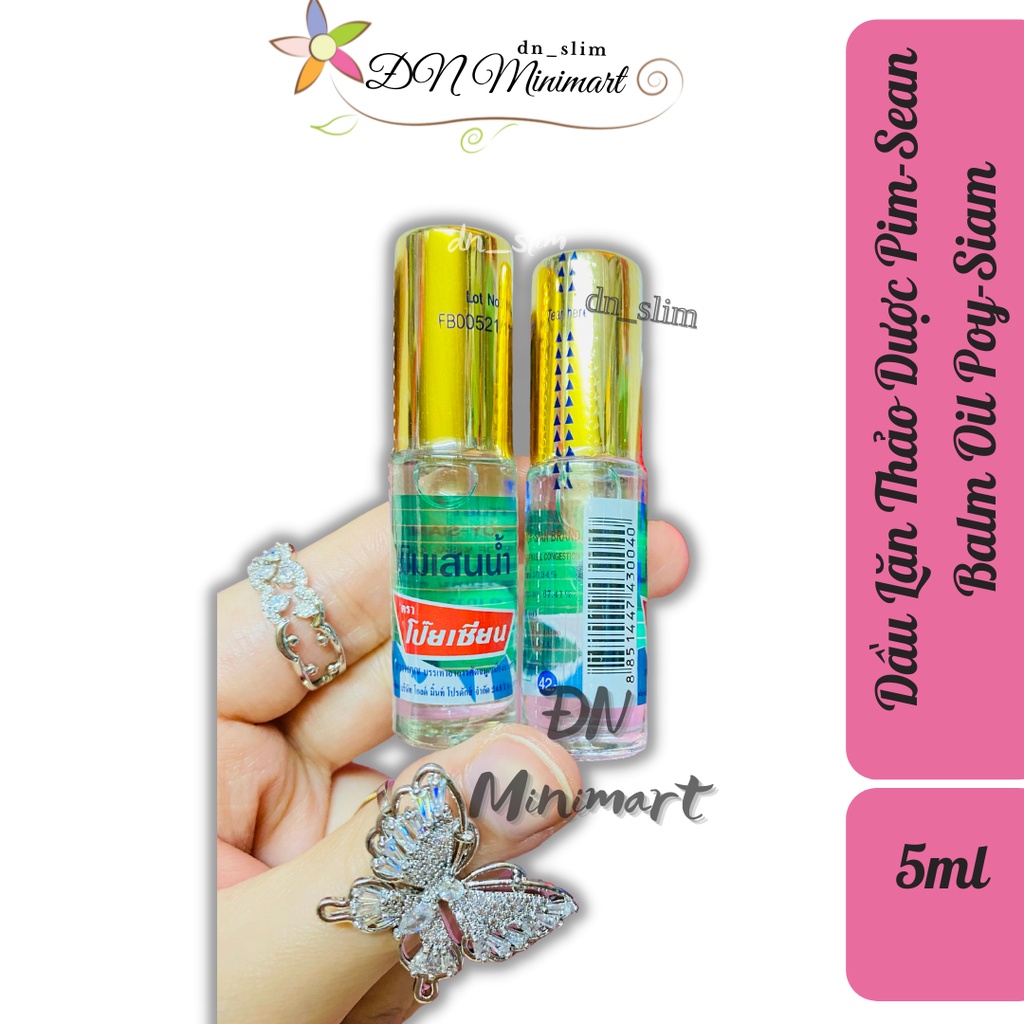 Dầu Gió Lăn Thảo Dược Poy Sian Thái Lan 5ml