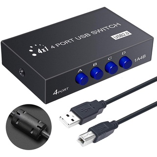 Bộ Chia 1 Máy In Cho 4 Máy Tính Usb 2.0 Switch