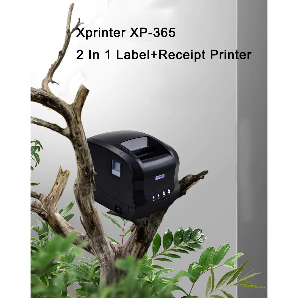 Máy In Tem Nhãn Mã Vạch XP - 365B (2019) sử dụng tối đa khổ giấy K80, decal A7 | BigBuy360 - bigbuy360.vn