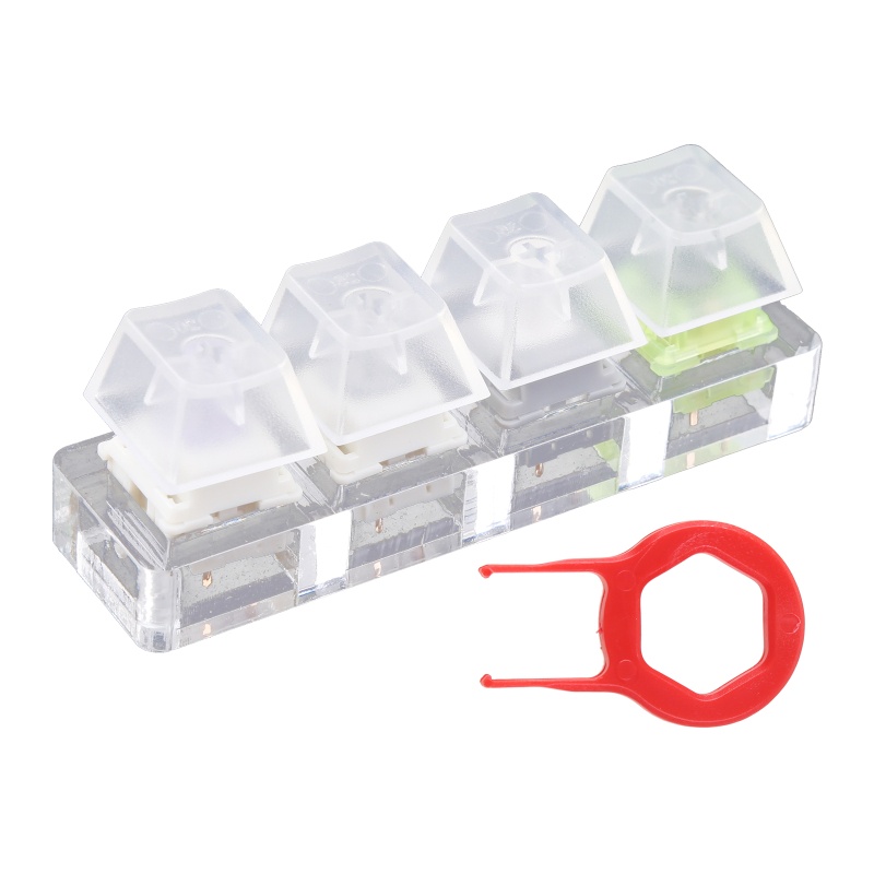 Set 4 Dụng Cụ Kiểm Tra Chuyển Đổi Công Tắc Ngôi Sao Màu Xám Tím Cho Bàn Phím Cơ