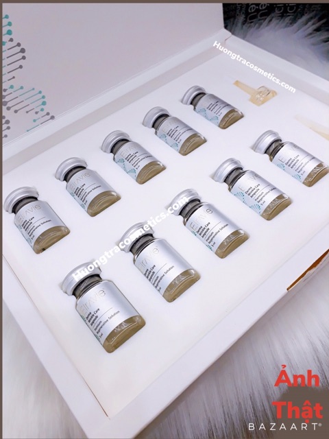 Hộp 10 Serum nâng cơ xóa nhăn và se khích lỗ chân lông ELRAVIE Derma Wrinkle Care Ampoule 5ml