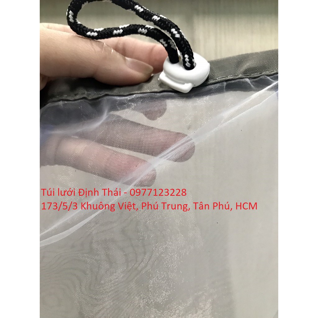 Túi lọc hồ cá chống tràn Định Thái size M 20x30cm