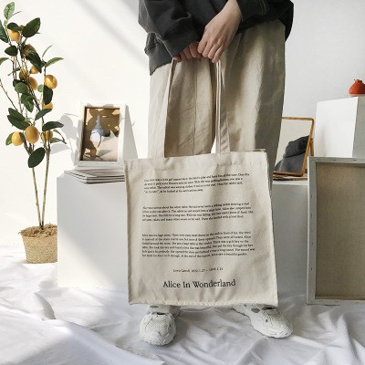 (Freeship từ 50k)Túi Tote Vải Alice Chất Vintage siêu đẹp