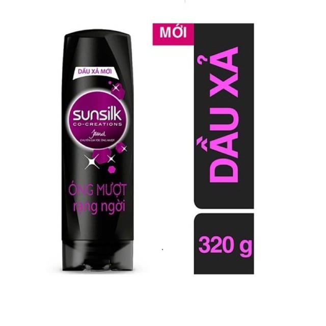 Dầu xả Sunsilk Đen Óng Mượt Rạng Ngời 320g