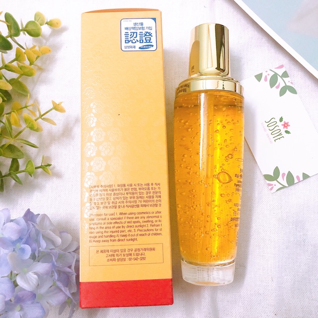 Serum Vàng 24k Căng Bóng Da Lebelage Hee Yul Premium Gold Essence Hàn Quốc 130ml