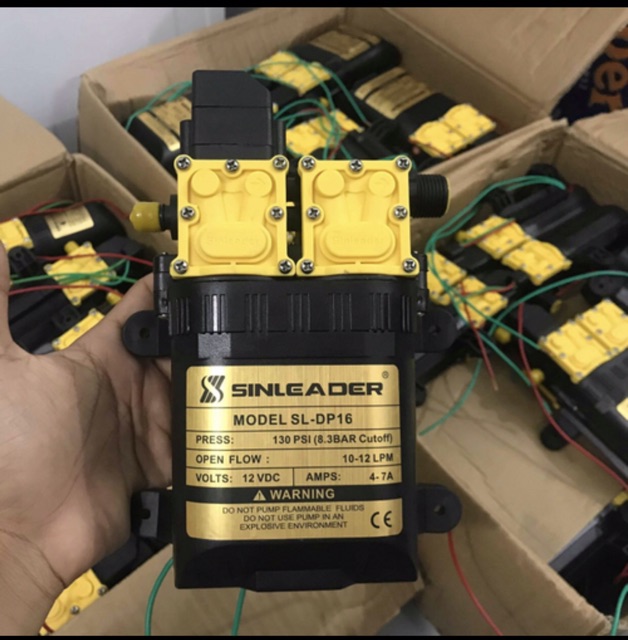 Máy bơm đôi Sinlegader 12v siêu mạnh