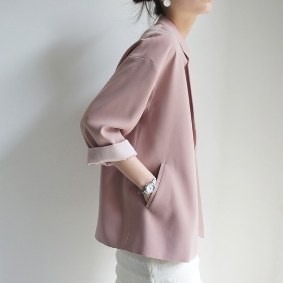 (Ảnh thật 3 hình cuối) Áo blazer một nút thanh lịch sang trọng | BigBuy360 - bigbuy360.vn