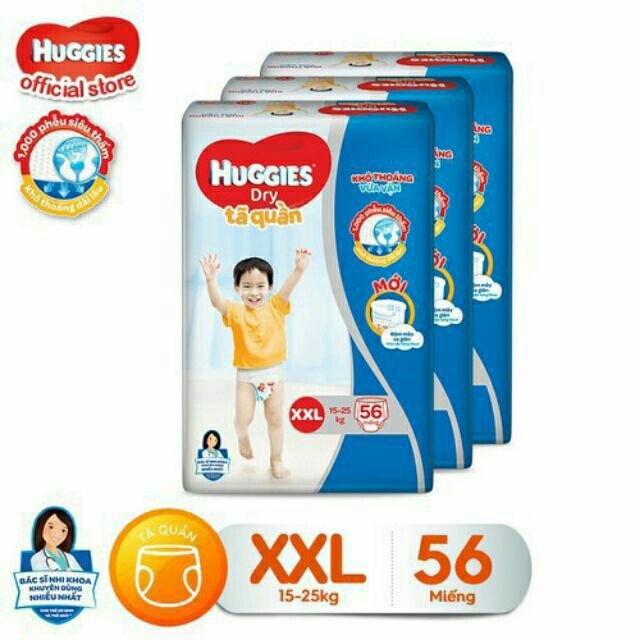 Tã  quần Huggies cực đạiM74, L68, XL62 XXL 56 mẫu  mới