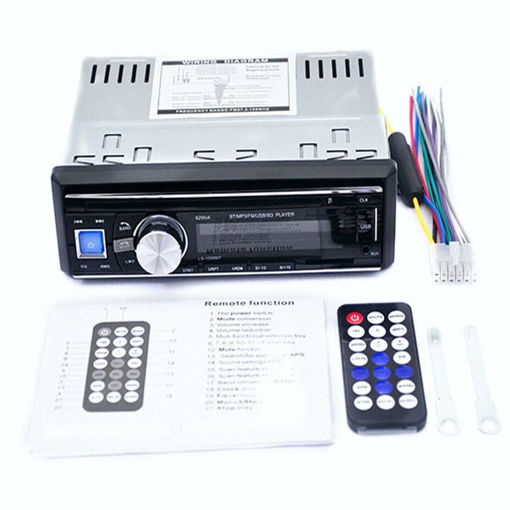 Đầu nghe nhạc MP3 Bluetooth cho ô tô tả DC12-24V 1068BT