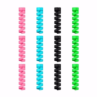 Set 4 Vỏ Bọc Bảo Vệ Dây Cáp Sạc USB Cho iphone Samsung Android