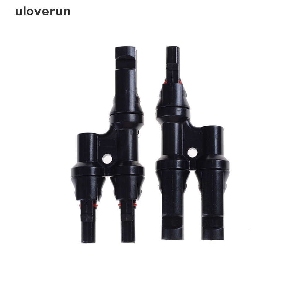 Uloverun 1 Cặp Đầu Nối Cành Nhiều Nhánh MC4 Song Song Kết Nối Bảng Điều Khiển Bằng Pvc