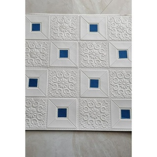 Xôp dán tường 3d cao cấp đính đá siêu rẻ khổ lớn 70x77cm dày 4mm