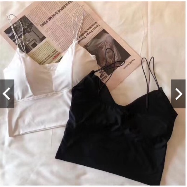 Áo bra, áo lót nữ ❤️FREESHIP❤️ Áo BRA ĐÚC SU DÂY MẢNH CROP TOP mã 115
