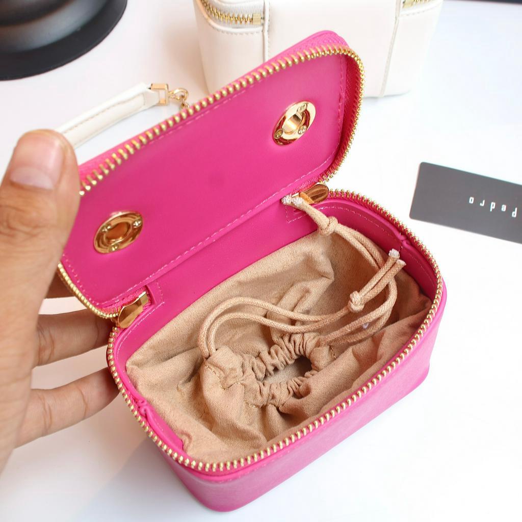 túi xách dạng cốp mini pedro pw4-66500011 size 13 cm đủ màu hàng có sẵn