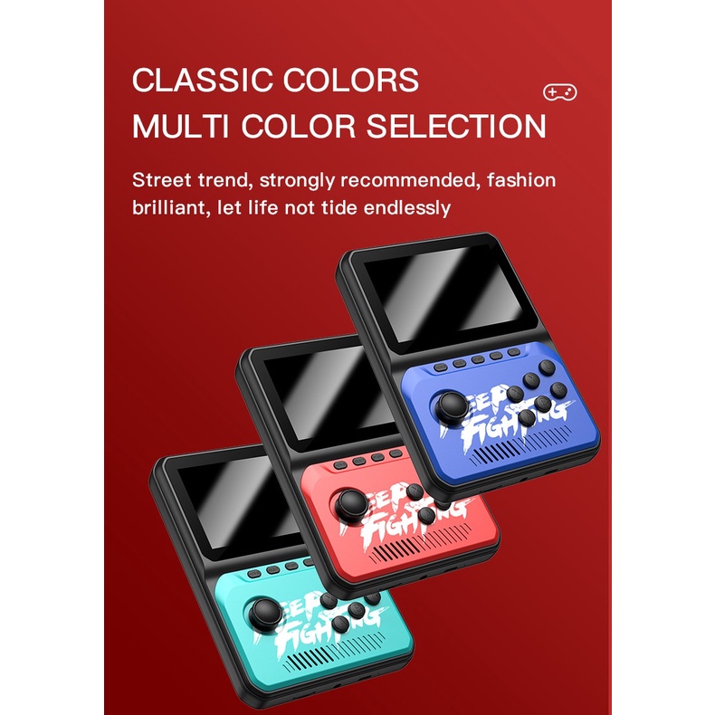 Máy chơi game cầm tay màn hình LCD 16-bit 8GB 3.5 inch nx-35 2700 trò chơi cổ điển tùy chọn màu sắc