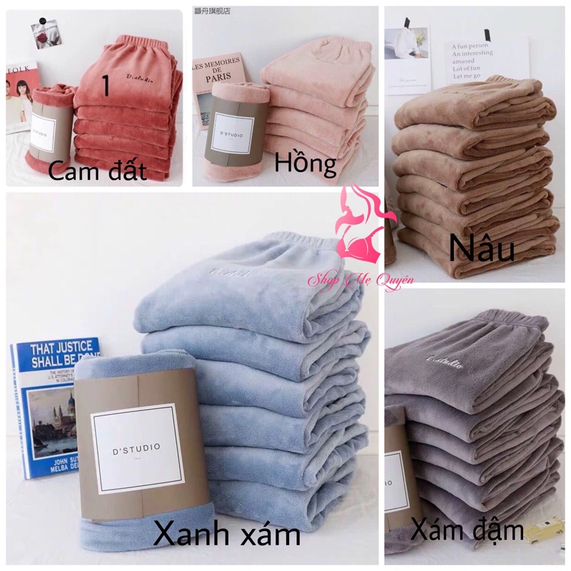 Bộ lông cừu, bộ bông mềm dễ thương mặc nhà, giữ cấm cơ thể- chấp cả ĐẠI HÀN
