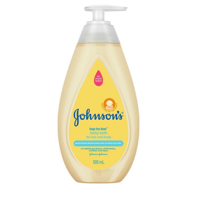 Sữa tắm gội toàn thân Johnson’s TOP TO TOE 500ml