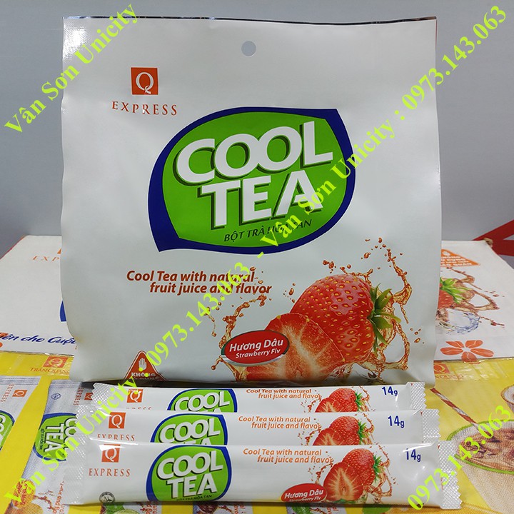 Trà Dâu Trần Quang bịch 336g (24 gói dài * 14g)