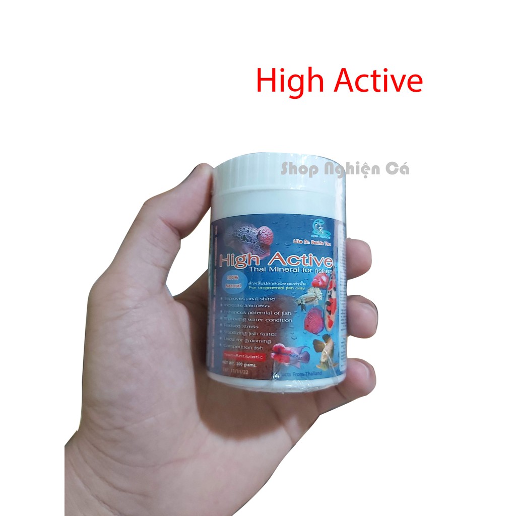 Khoáng chât HIGH ACTIVE dành cho cá rồng, la hán