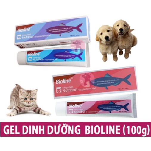 Gel Dinh Dưỡng Bioline 100g Chó Mèo Pet-1989