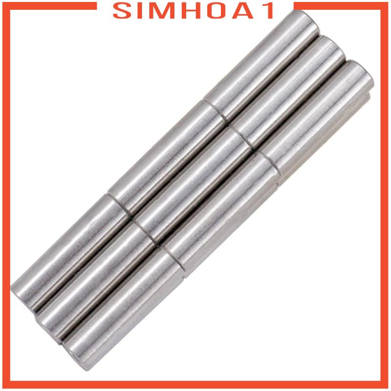 Set 1 Thanh Pickup Đàn Guitar Điện Hình Trụ Từ Tính Màu Bạc 18mm