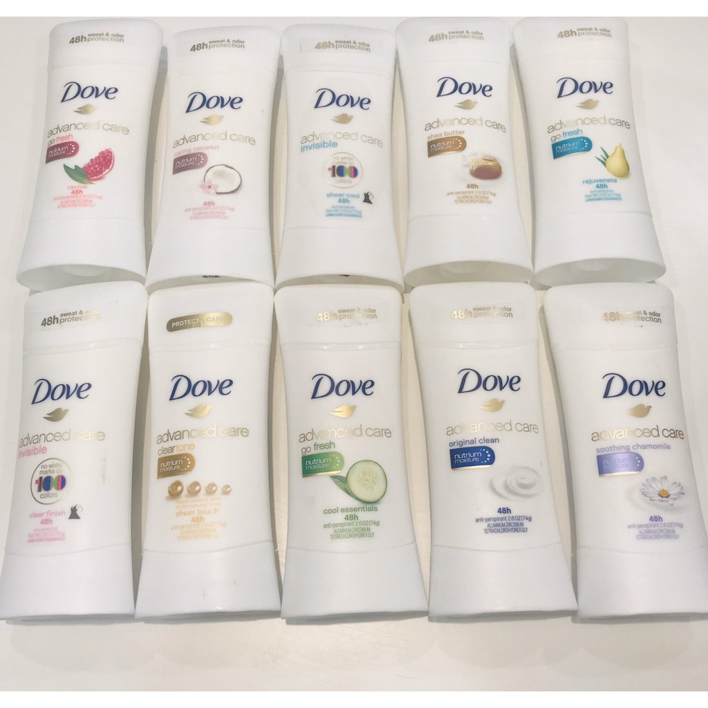 Lăn Khử Mùi Dove Advanced Care Của Mỹ 74g