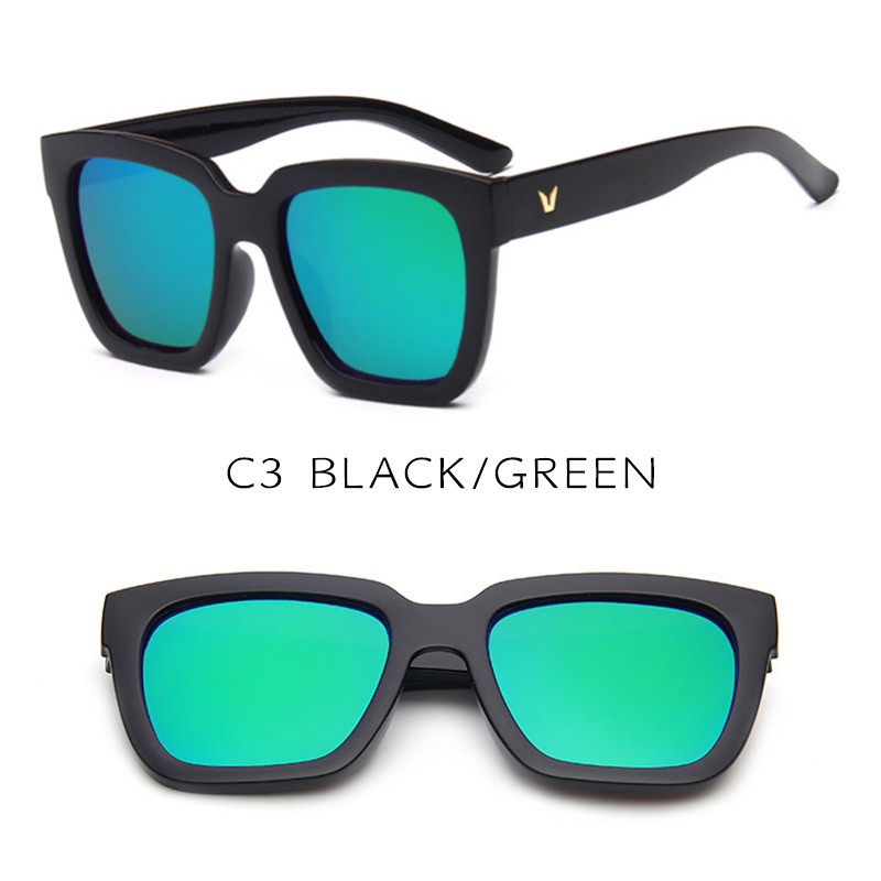 Kính mát nam gọng vuông chống tia UV400 thời trang cho nam