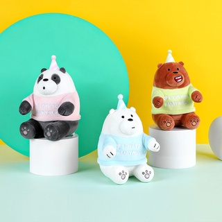  Gấu bông We Bare Bears Birthday Hat 