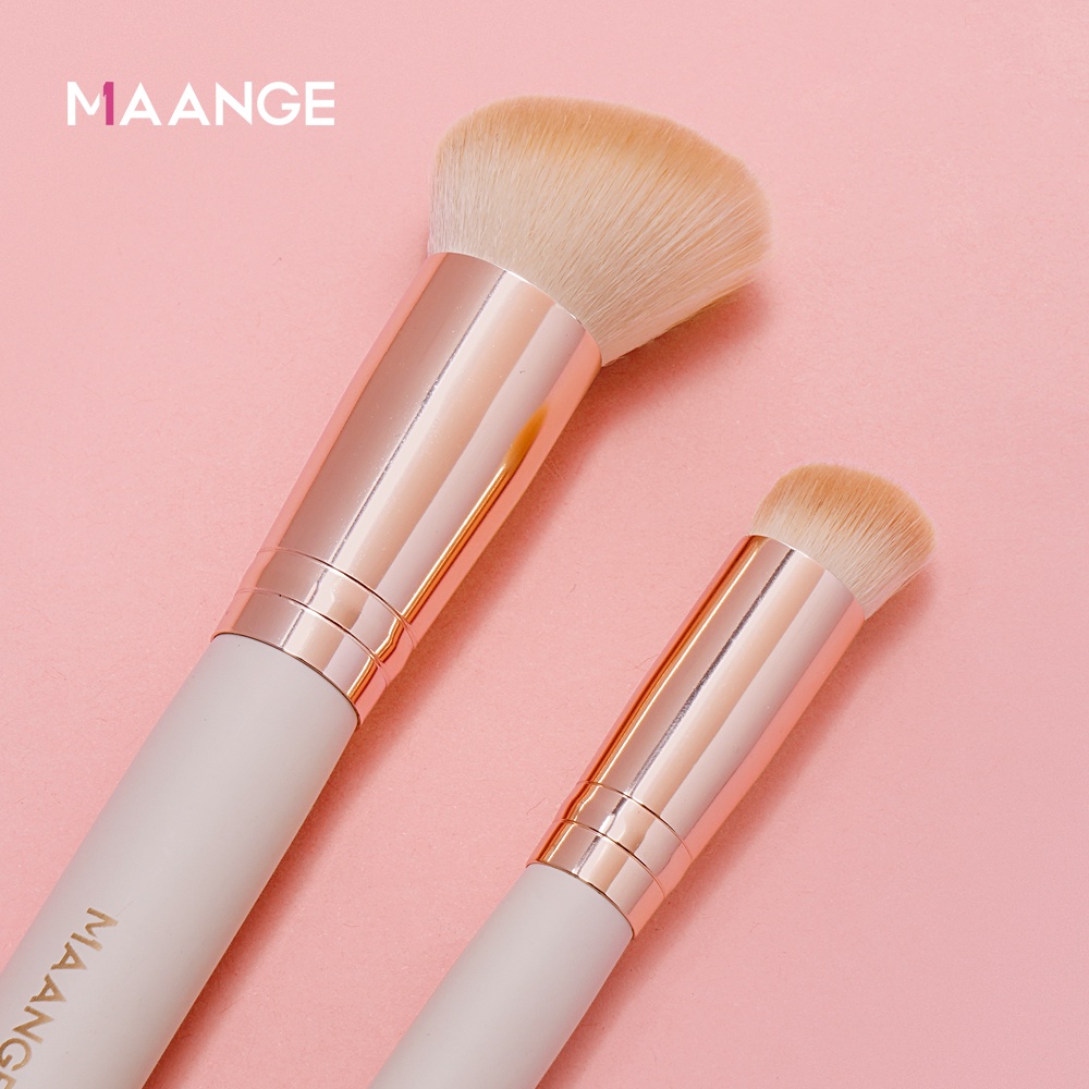 Set 2 cọ đánh nền MAANGE 51014 tiện lợi cho trang điểm