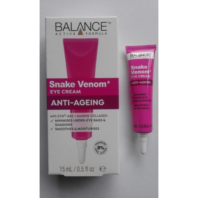 Kem Dưỡng Mắt Nọc Rắn Balance Active Formula Snake Venom Eye Cream 15ml [Mẫu Mới] | BigBuy360 - bigbuy360.vn