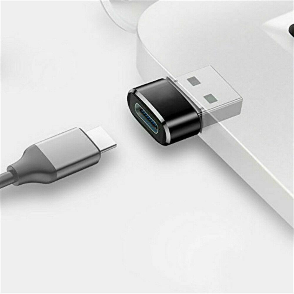 Đầu Chuyển Đổi Cáp Sạc USB Sang Type C OTG Bằng Hợp Kim Đầy Màu Sắc