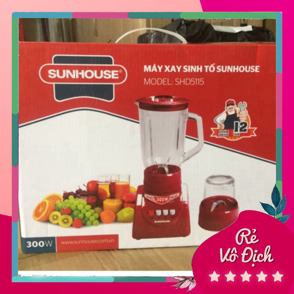 Máy xay sinh tố Sunhouse shd5115❤️