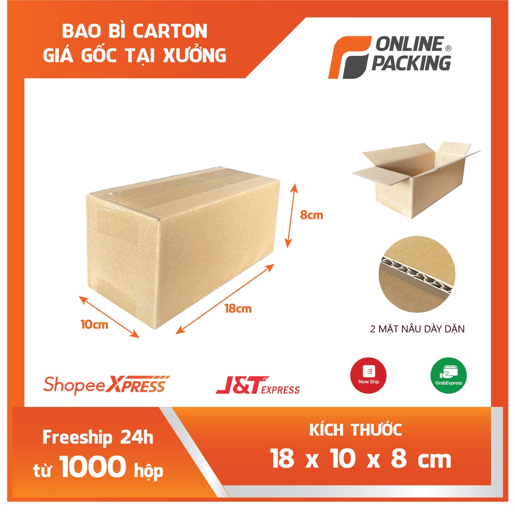 18x10x8 Combo 40 hộp carton