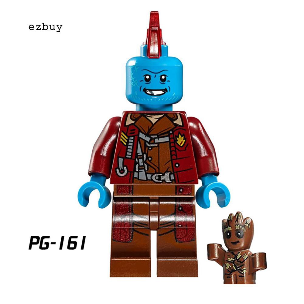 Set 8 mô hình lắp ráp kiểu các nhân vật trong phim Guardians of the Galaxy cỡ 8inch