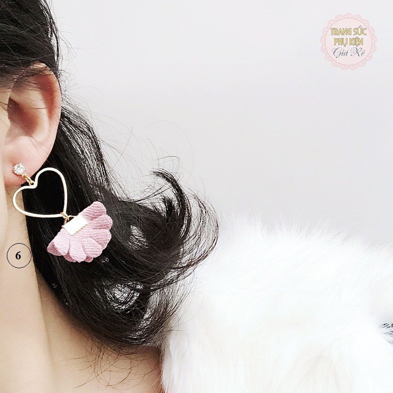 Bộ sưu tập bông tai nữ hot trend thời trang Hàn cực xinh HT184