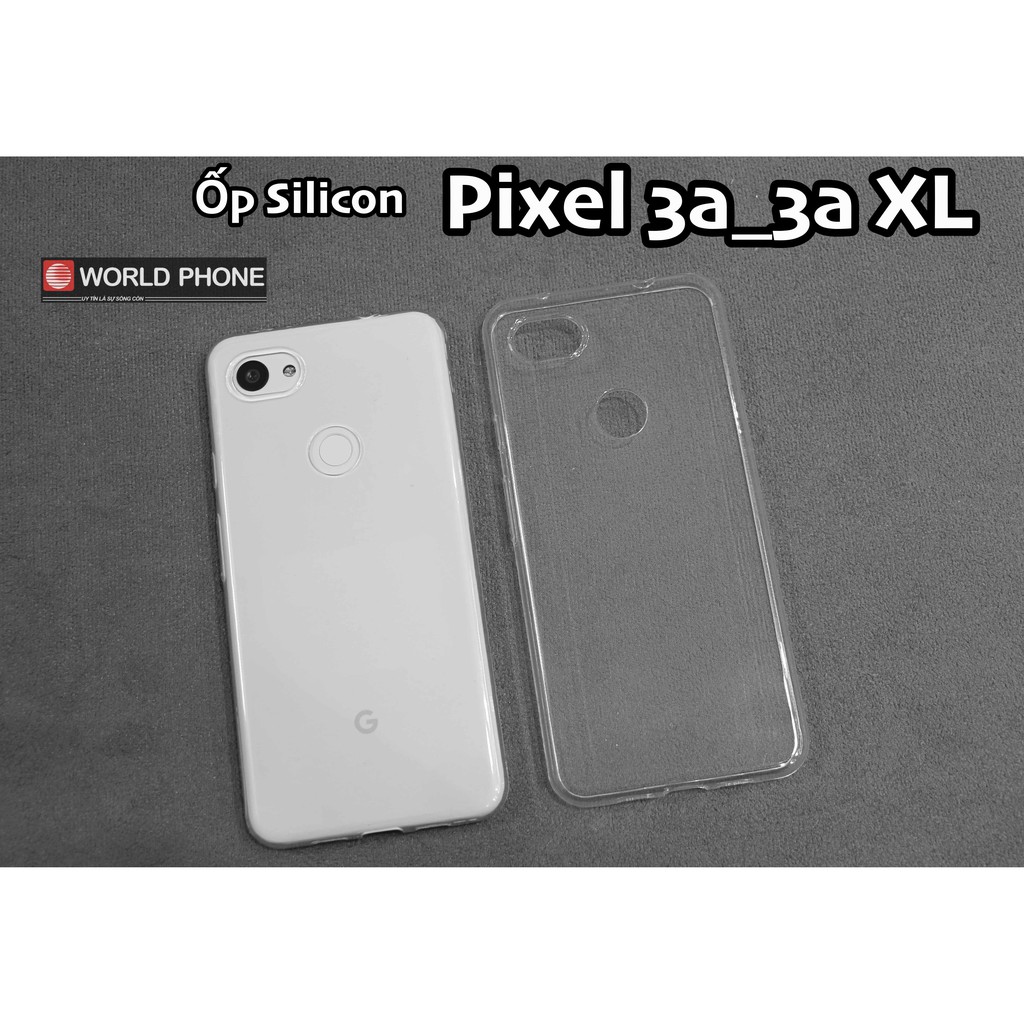 Ốp lưng TPU GG Pixel 3a , Pixel 3a XL, Ốp lưng Pixel silicon trong suốt