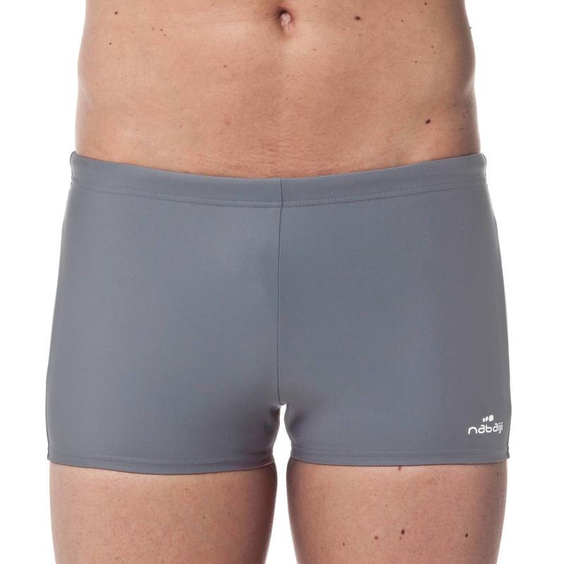 Quần bơi Decathlon Nabaiji Boxer B-ACTIVE cho nam - Xám