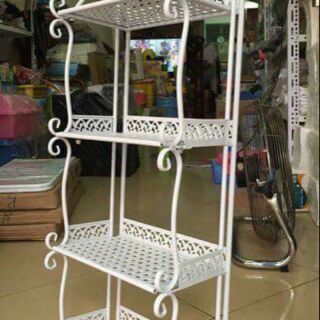 Kệ sắt phun sơn đa năng 4 tầng