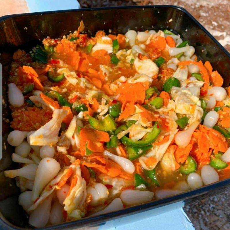 (Giao Hỏa Tốc) Kim chi củ kiệu hộp 500gr 50k