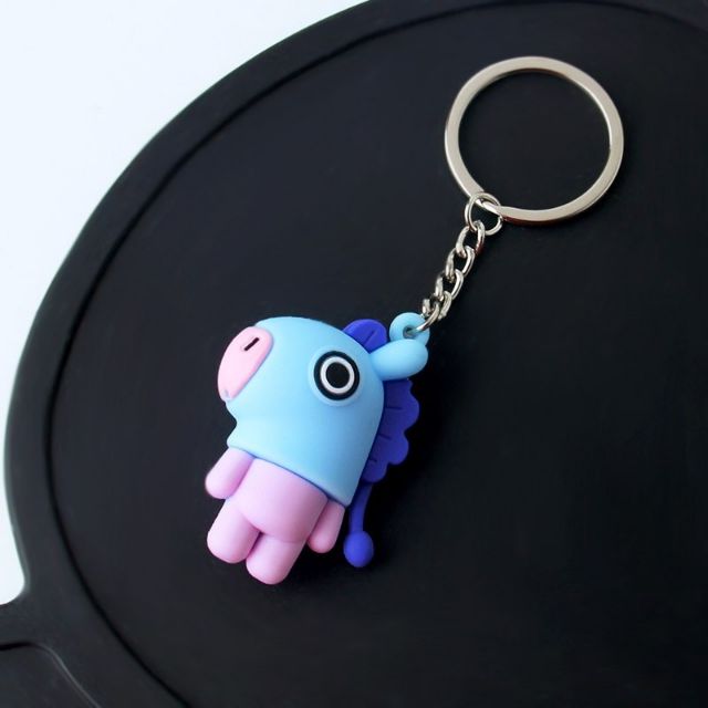 Móc khóa BT21 , móc khóa BTS nhựa đặc