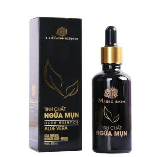 TINH CHẤT NGỪA MỤN MAGIC SKIN aloevera (kèm các giấy chứng nhận sản phẩm)
