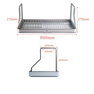 Kệ Chén Bát Premium - kệ treo tủ bếp