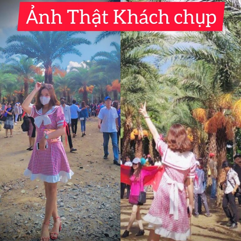 Đầm Caro Phối Nơ Trắng Thủy Thủ Nuboutique Freeship (Kèm ảnh thật khách chụp và clip khách quay) | BigBuy360 - bigbuy360.vn