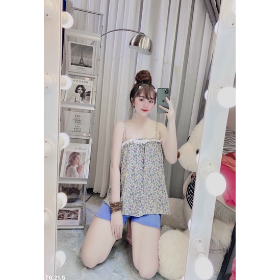 [Hàng Mới Về] SET ĐỒ BỘ HOA 2 DÂY