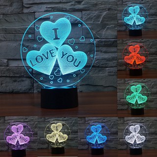 Led 3d trái tim