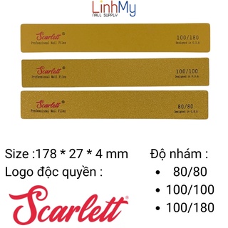 Dũa Móng Tay Giả Cao Cấp Nhám Da Bò Mỹ, Dũa Móng Nail Kiểu Vuông Jumbo Cực Bền 3 Độ Nhám Khác Nhau