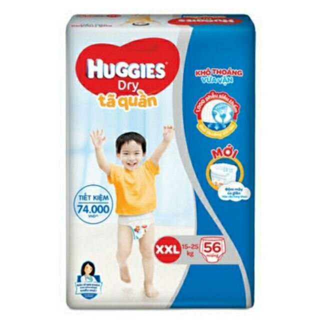 tã quần huggies XXL56